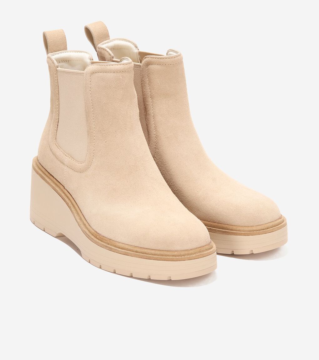 ゼログランド シティクエスト ウェッジ ブーツ ウォータープルーフ womens