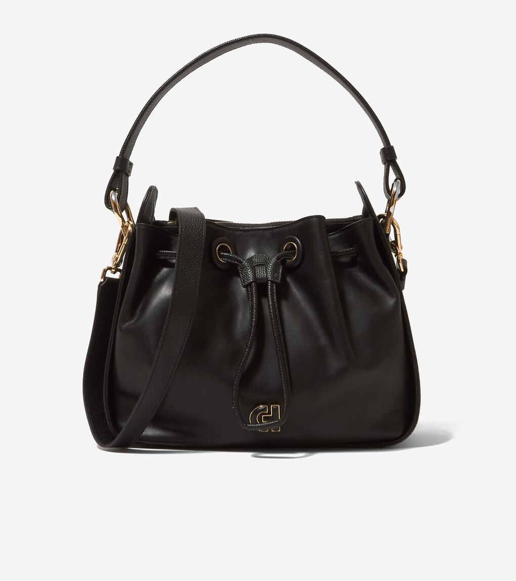エッセンシャル ドローストリング ショルダーバッグ womens.