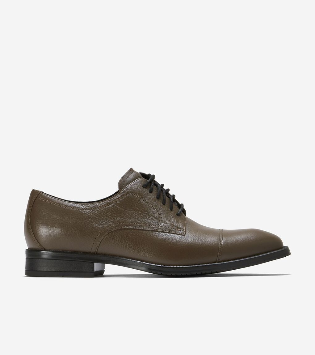 モダンエッセンシャル キャップトゥ オックスフォード mens.