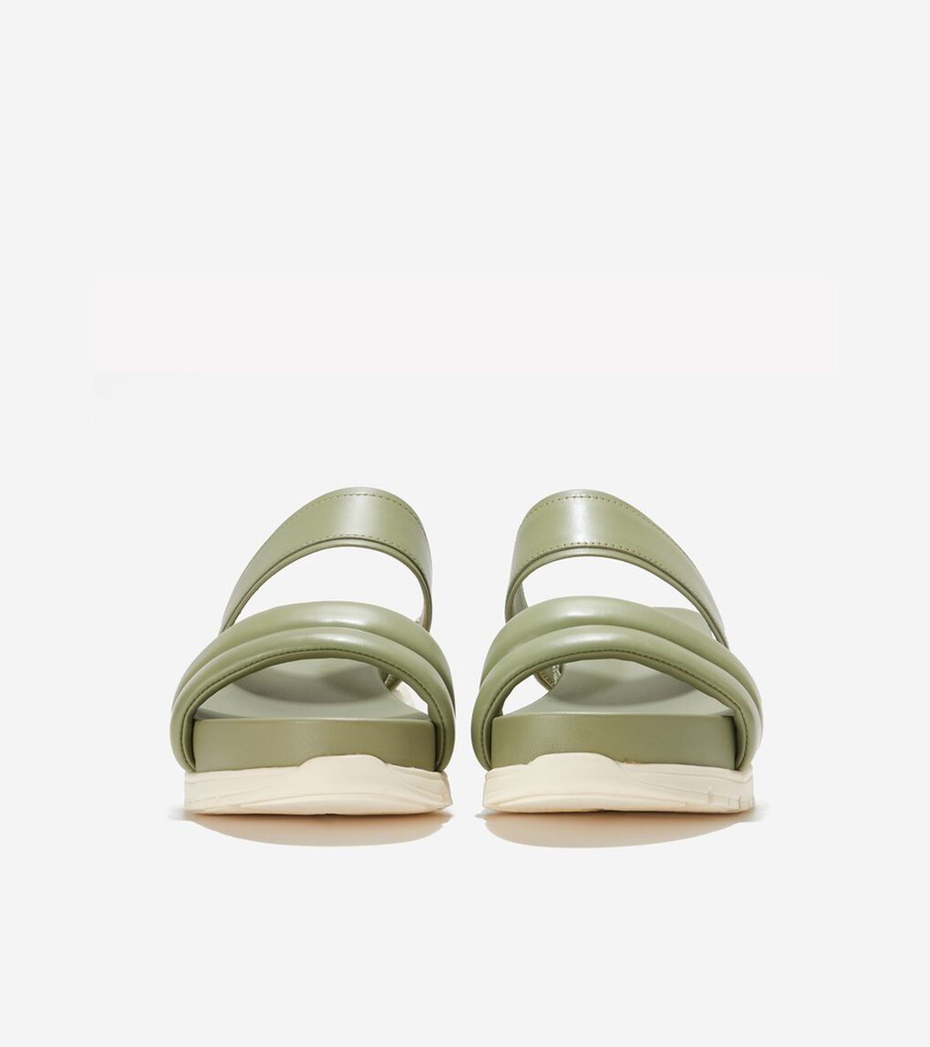 ゼログランド ダブルバンド スライド サンダル womens.