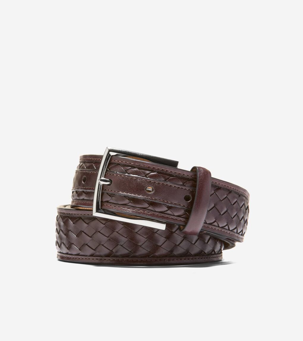 ウーブンレザーベルト mens