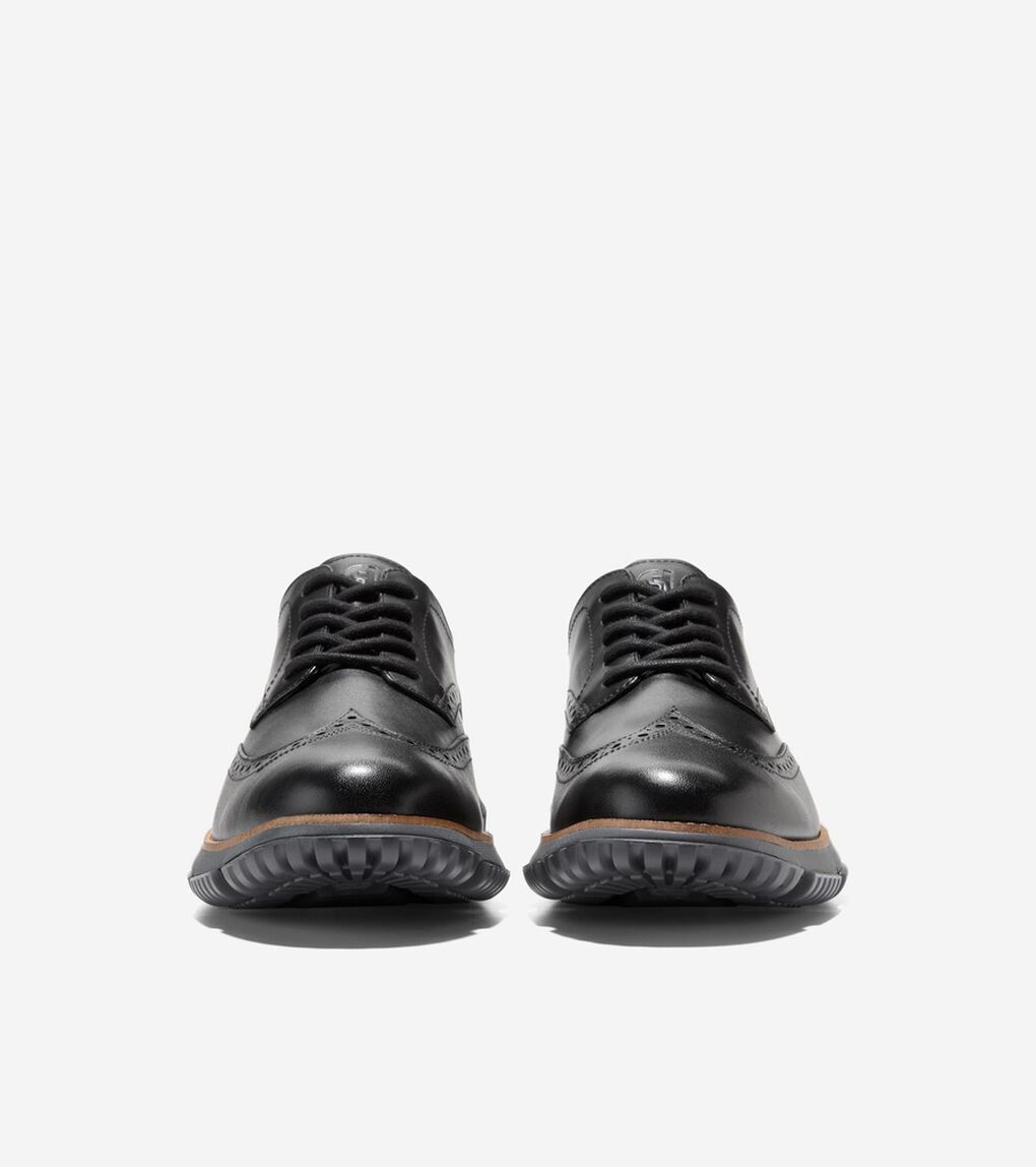 4.ゼログランド ウィングチップ ウィンター オックスフォード mens.