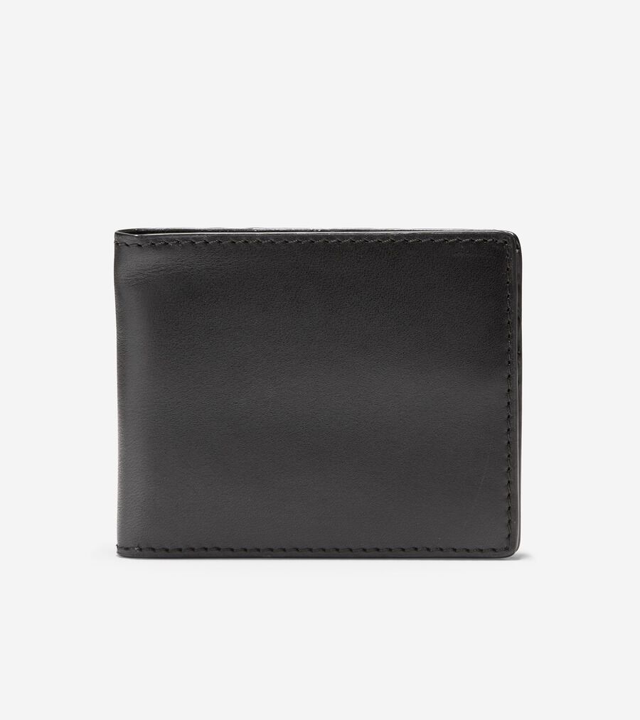 メンズ長財布 COLE HAAN コールハーン 皮製 黒 ブラック 新品 箱なし メンズ長財布 COLE HAAN コールハーン 皮製 黒 ブラック 新品 箱なし