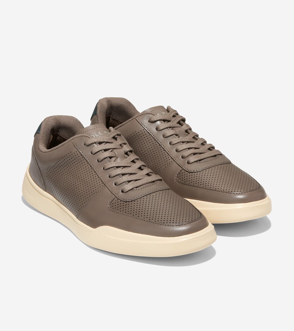 グランド クロスコート モダン パーフォレーション スニーカー mens.