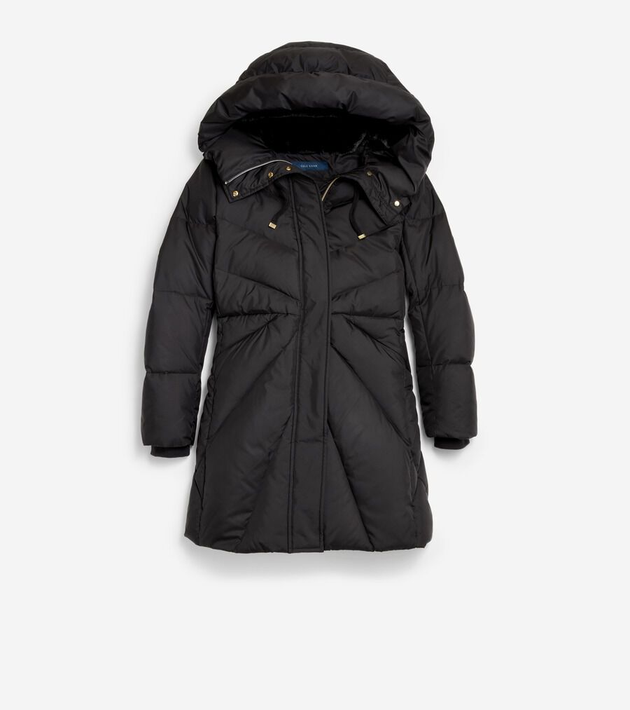 コクーン フーテッド ダウン パッファー womens. 0.0 | COLE_HAAN
