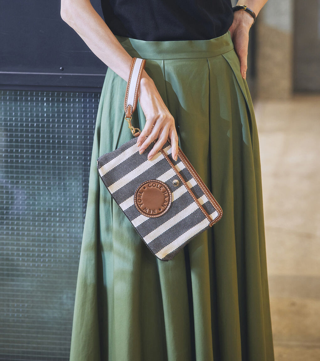 アマガンセット キャンバス ポーチ womens