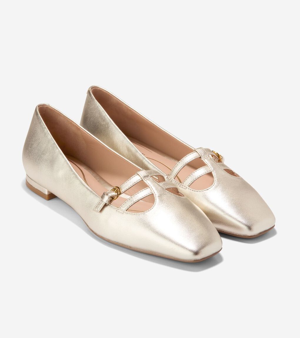 ブリジッド ティーストラップ バレエ フラット womens.