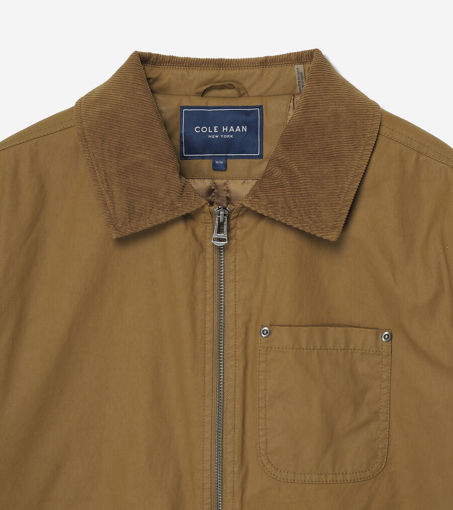  コットンツイルジャケット　Ｍ コットンツイルジャケット - カーキグリーン - レディース | H&M JP