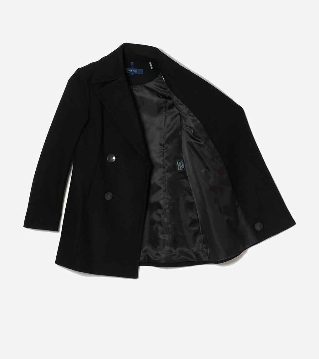 ファインウールツイルピーコート womens.