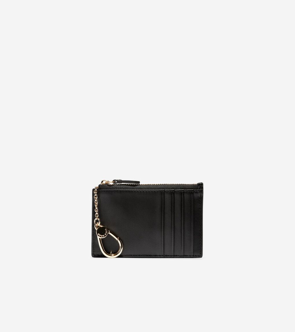 カード ケース ジップ付き womens.