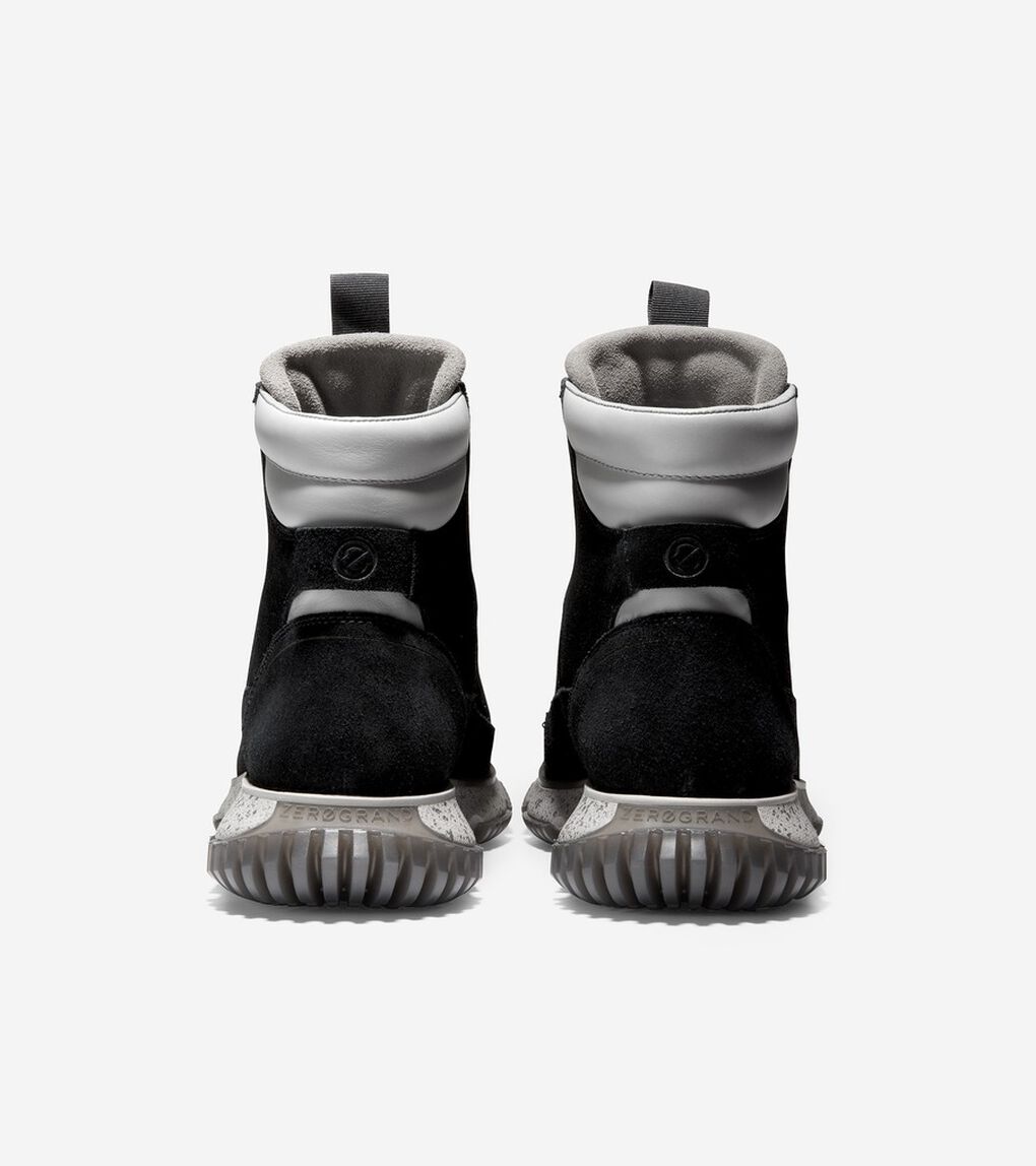 4.ゼログランド ハイカー ウォータープルーフ mens ブラックスエード.