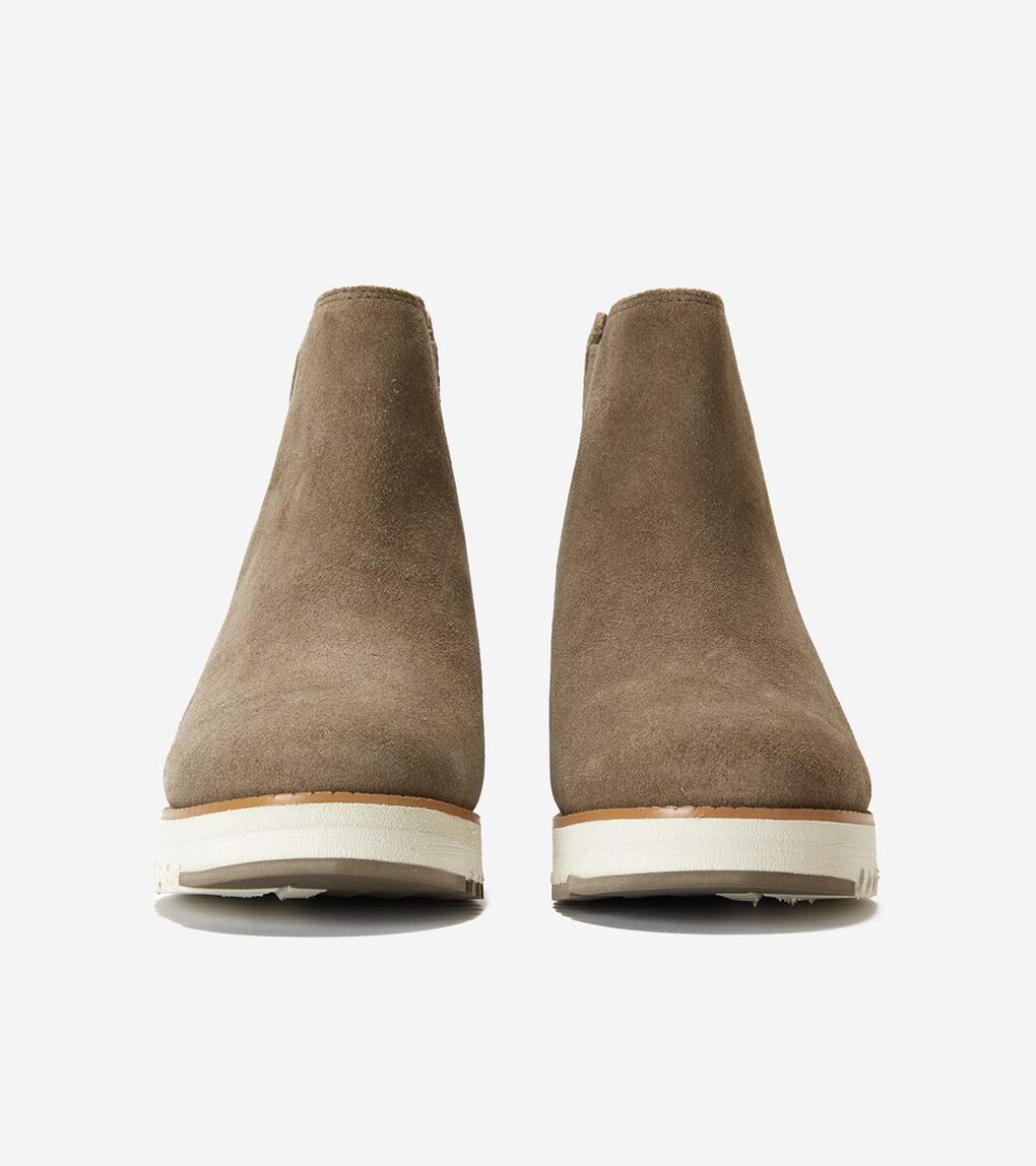 ゼログランド シティ ウェッジ ブーツ ウォータープルーフ womens.