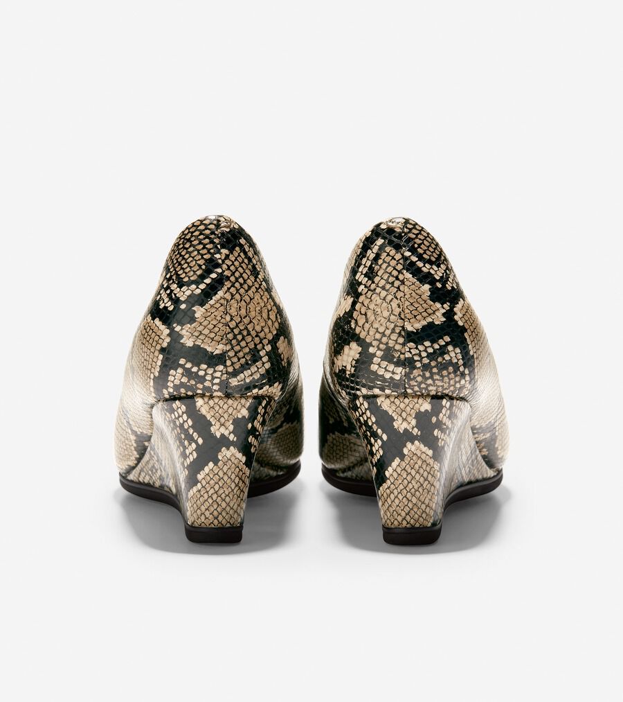 COLE HAAN グランド アンビション オープントゥ ウェッジ 55mm グランド アンビション オープントゥ ウェッジ 55mm womens. 0.0