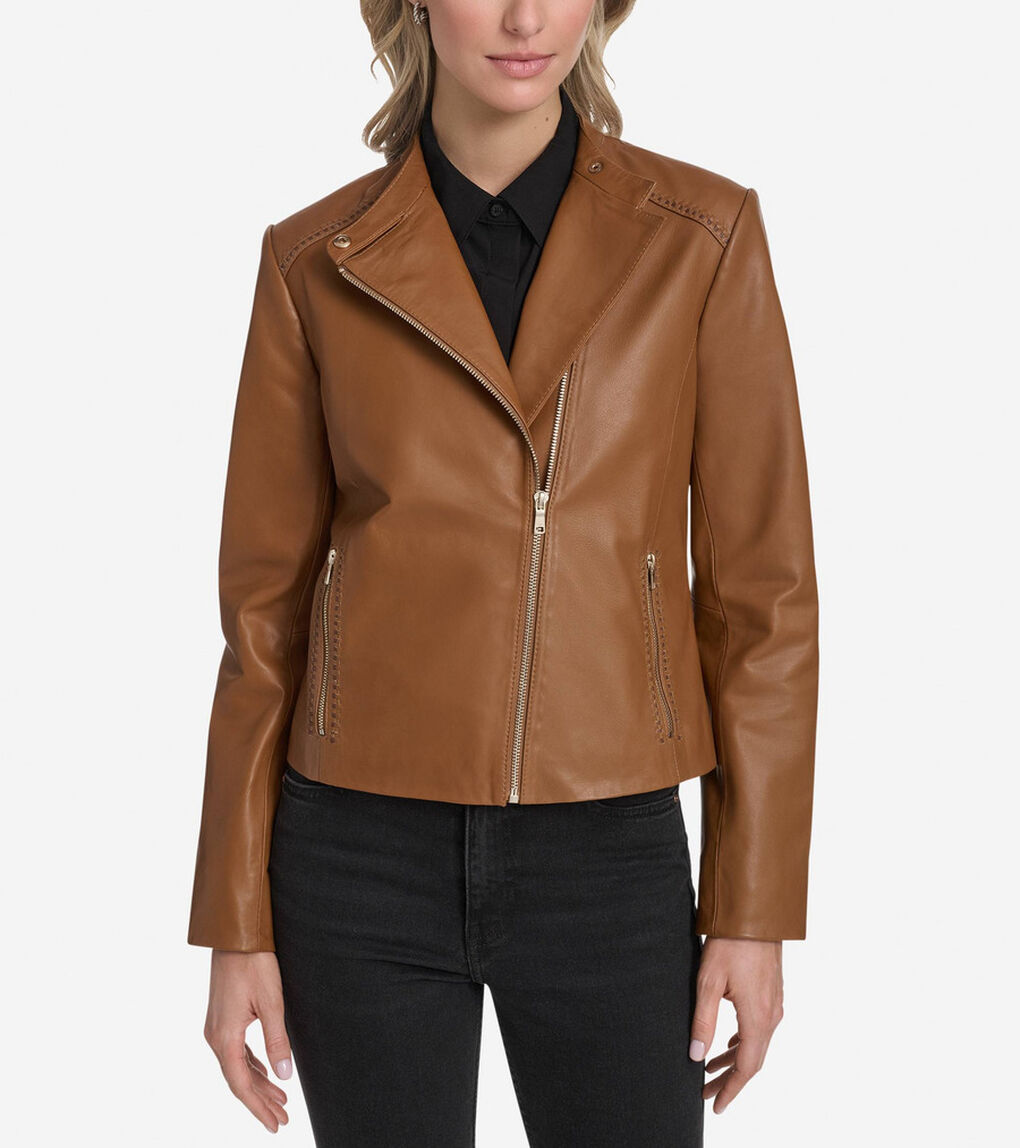 レザー レーサー ジャケット womens.