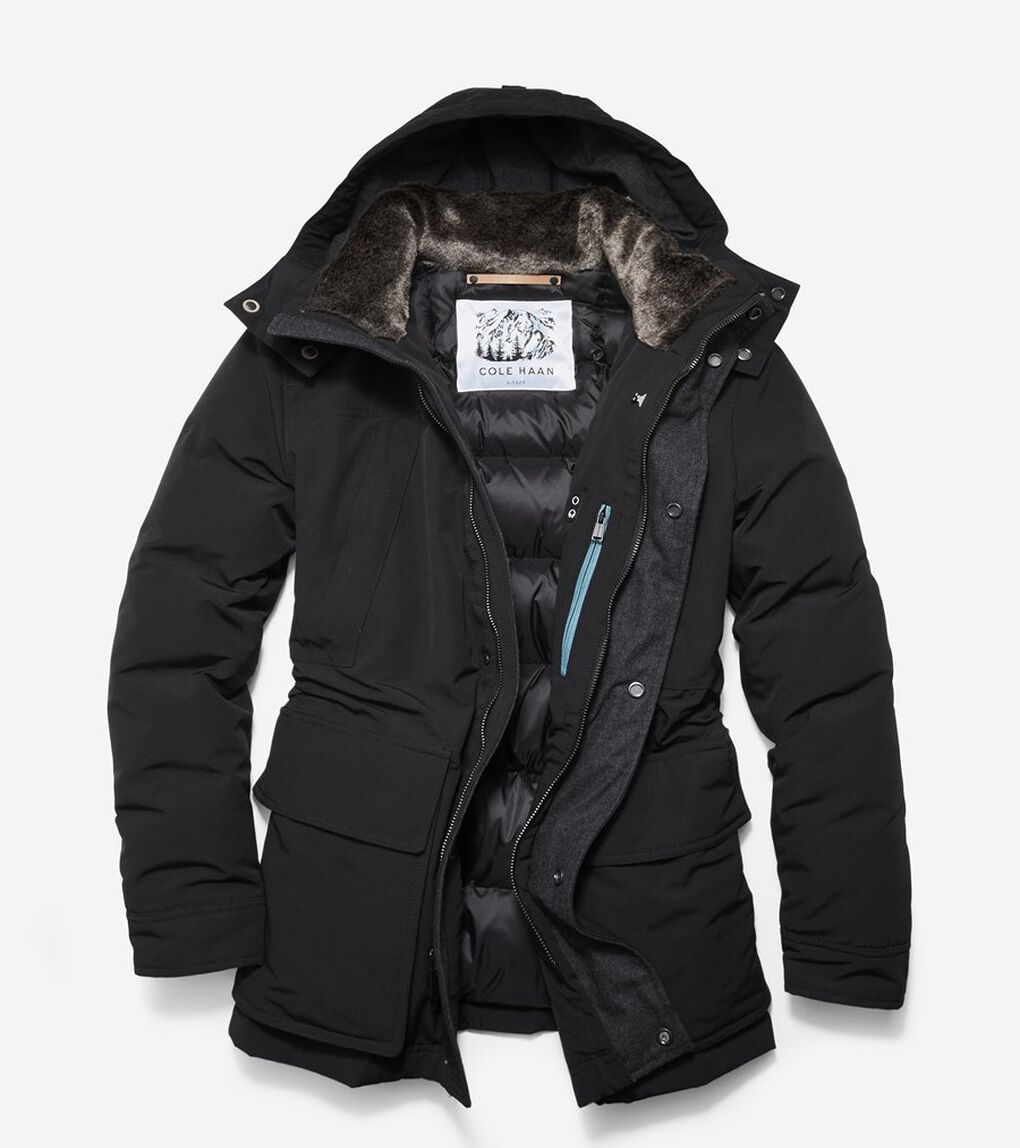 ユーティリティ ダウン ショート コート mens.