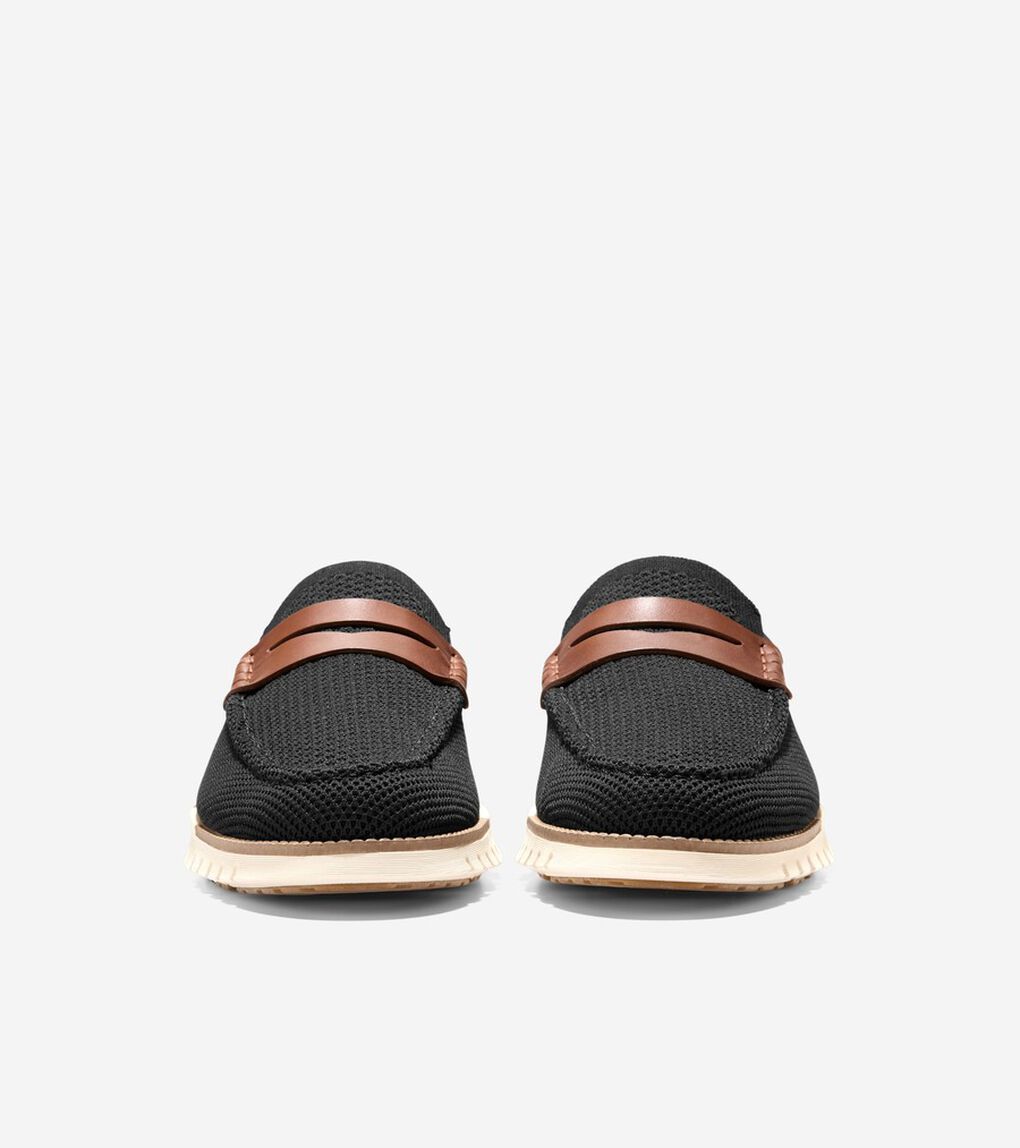 ゼログランド リマスタード スティッチライト ローファー mens