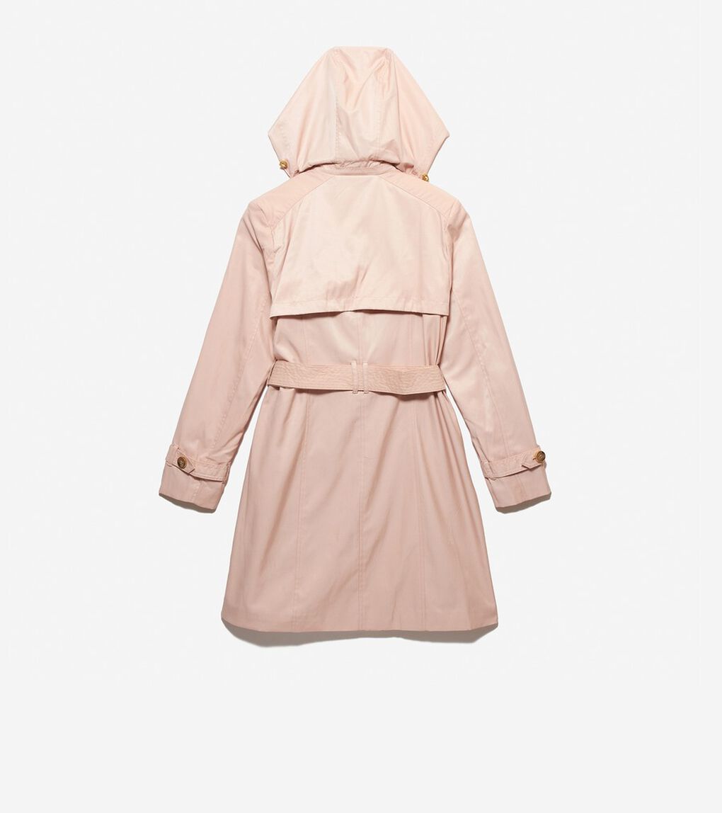 フーテッド トレンチ womens.
