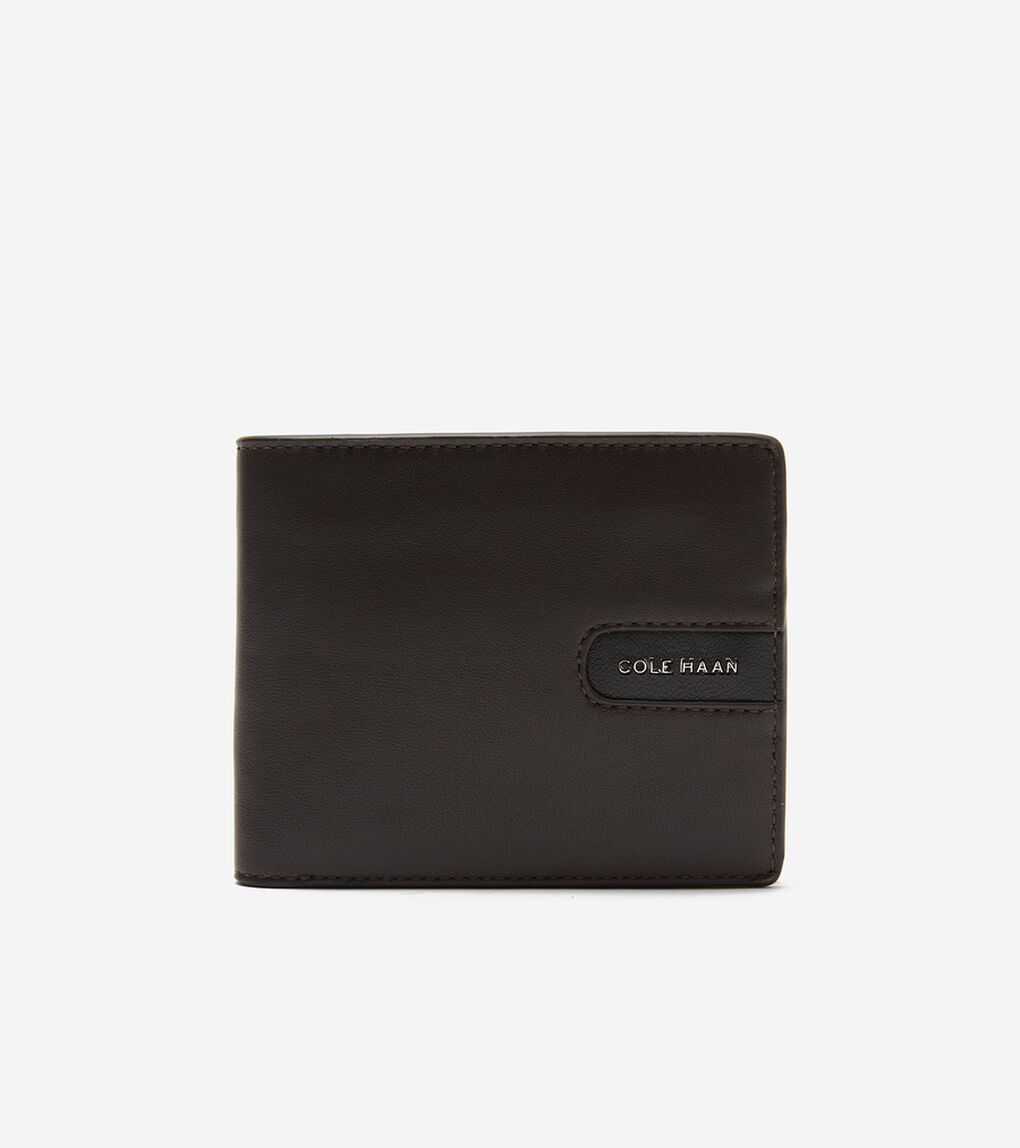 カラーブロック ビルフォールド mens.