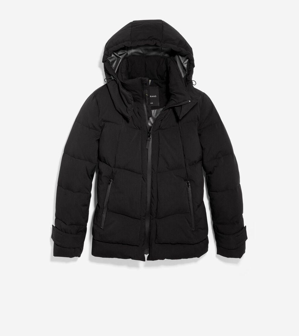 ゼログランド ショート パッファー フード付き womens.