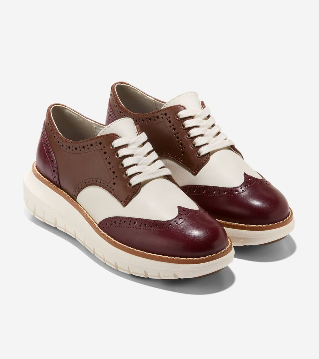 ゼログランド レクサンナ ウィングチップ オックスフォード womens
