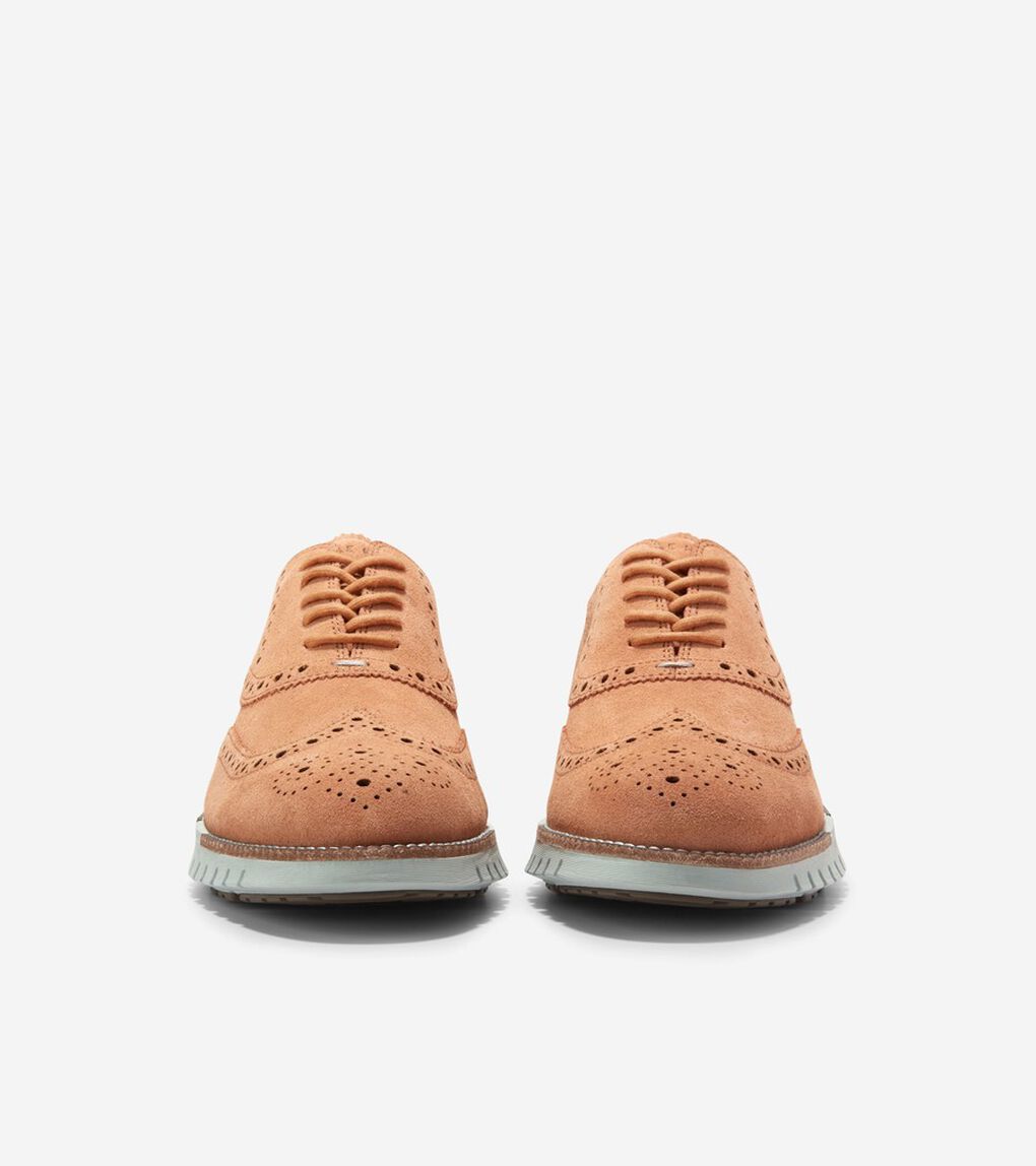 ゼログランドリマスタード ウィングチップ アンラインド mens.