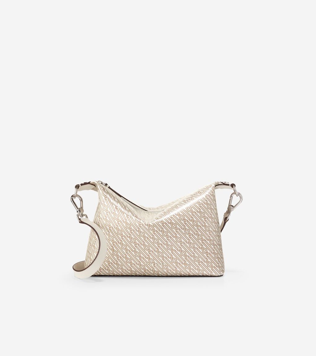 コーテッド キャンバス トップ ジップ クロスボディ womens.
