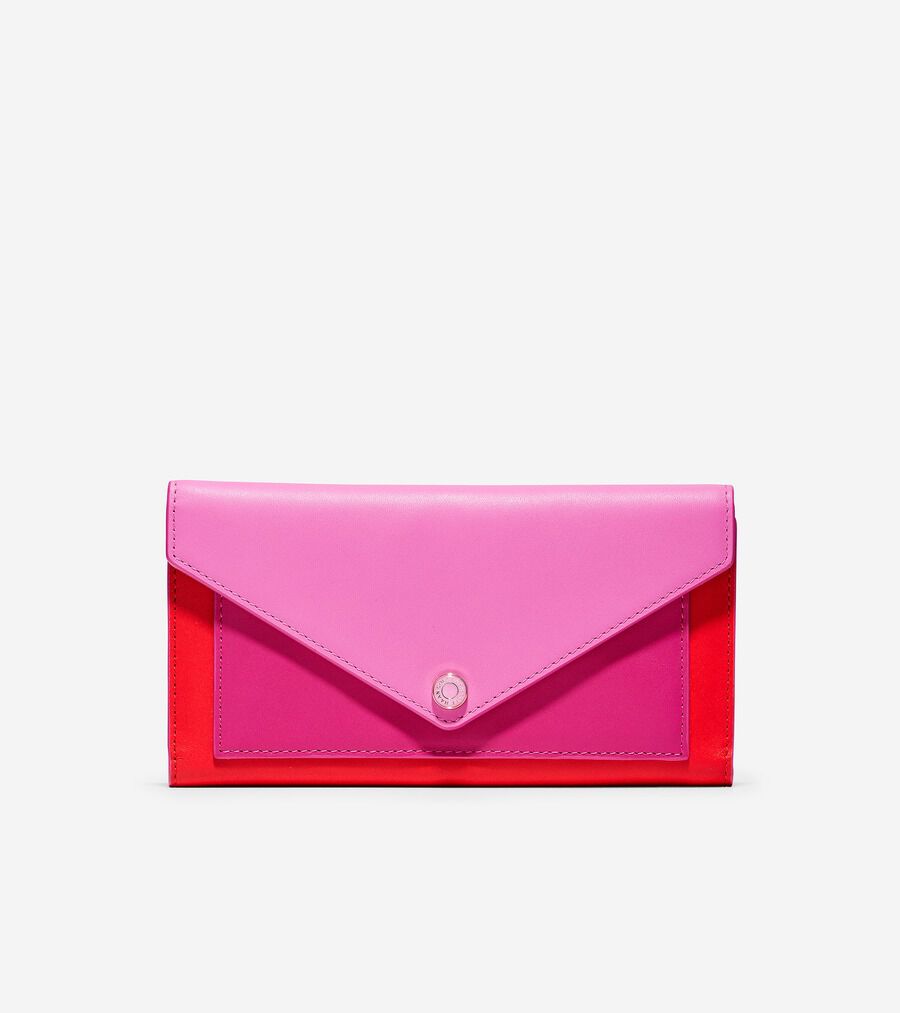 カラーブロック フラップ ウォレット womens 10000 | COLE_HAAN