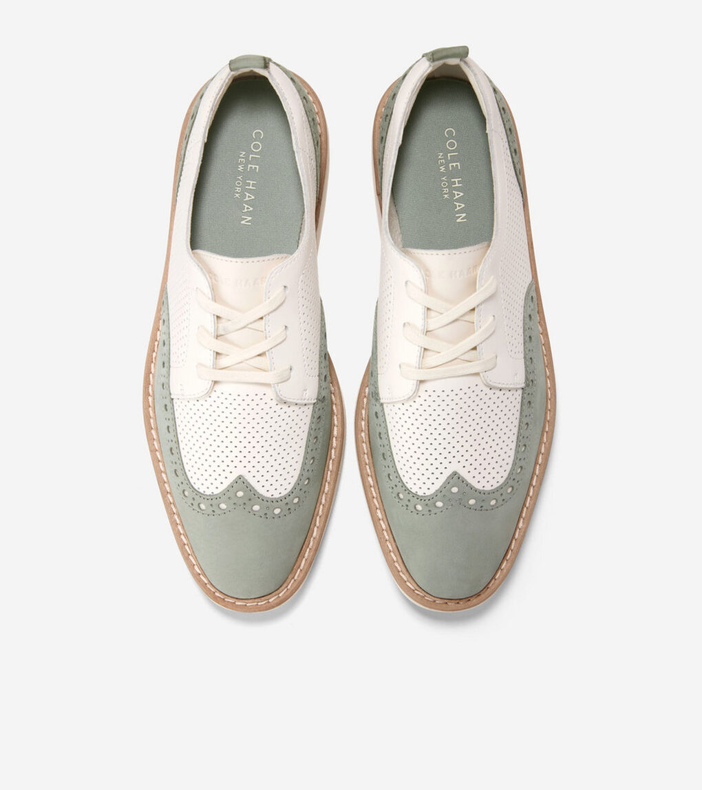 オリジナルグランド プラットフォーム ウィングチップ オックスフォード womens