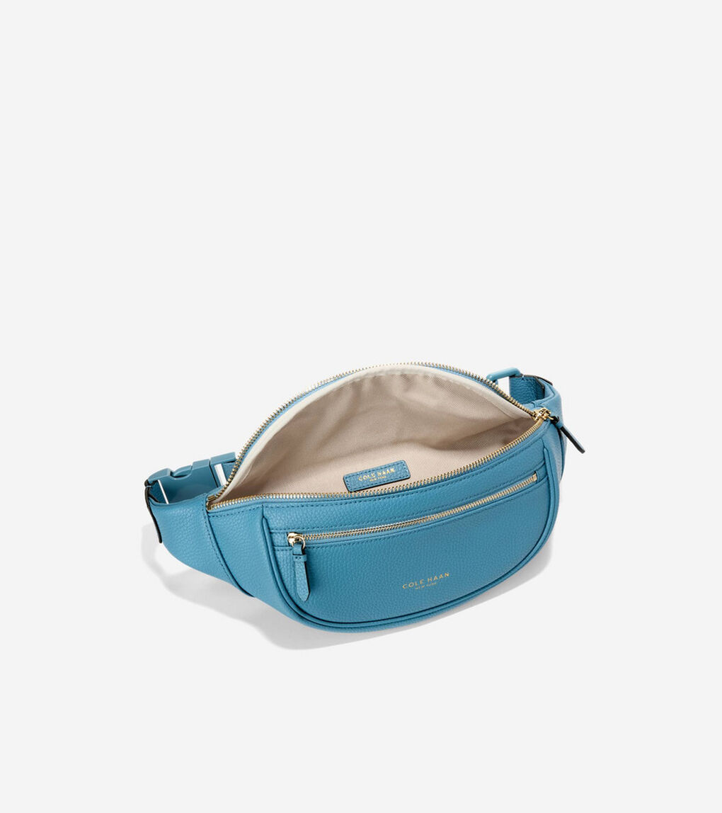 マッケンナ レザー ベルト バッグ womens.