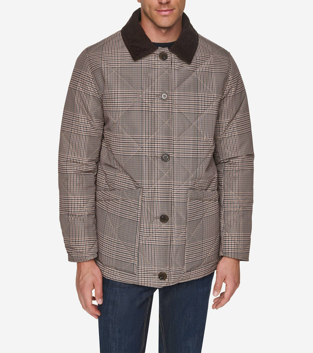 オーバーサイズド ダイアモンド キルト リバーシブル ジャケット mens
