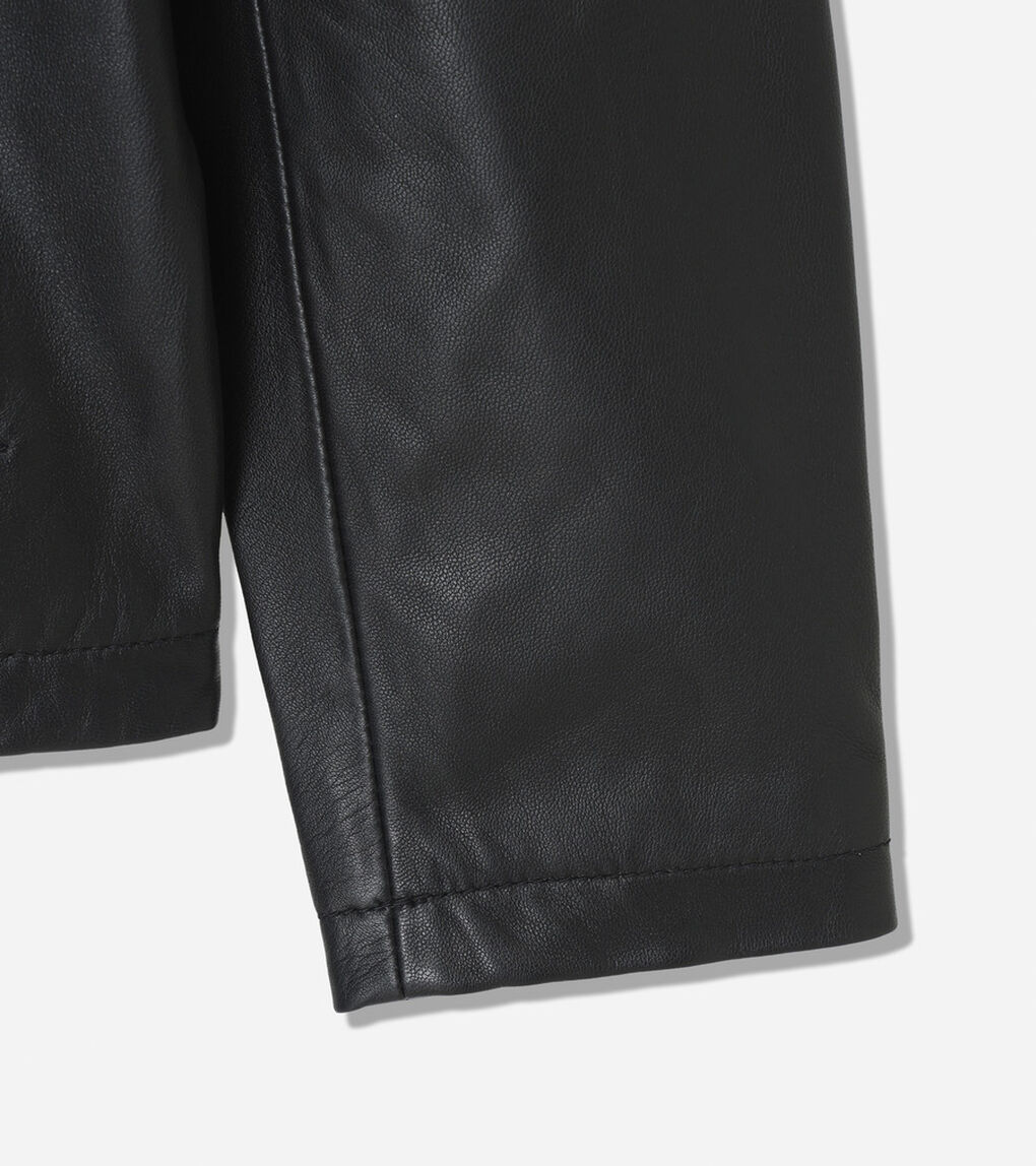 スムース レザー レーサー ジャケット mens.