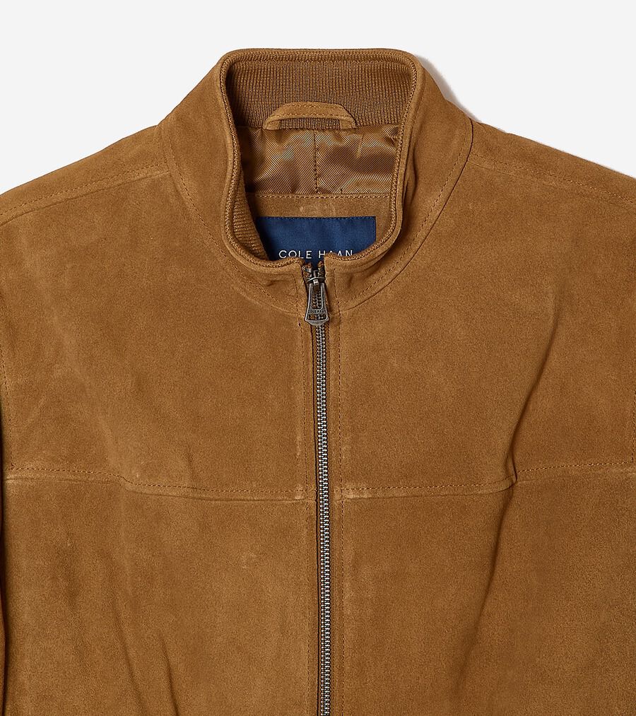 トラッカー スエード ジャケット mens 100000 | COLE_HAAN