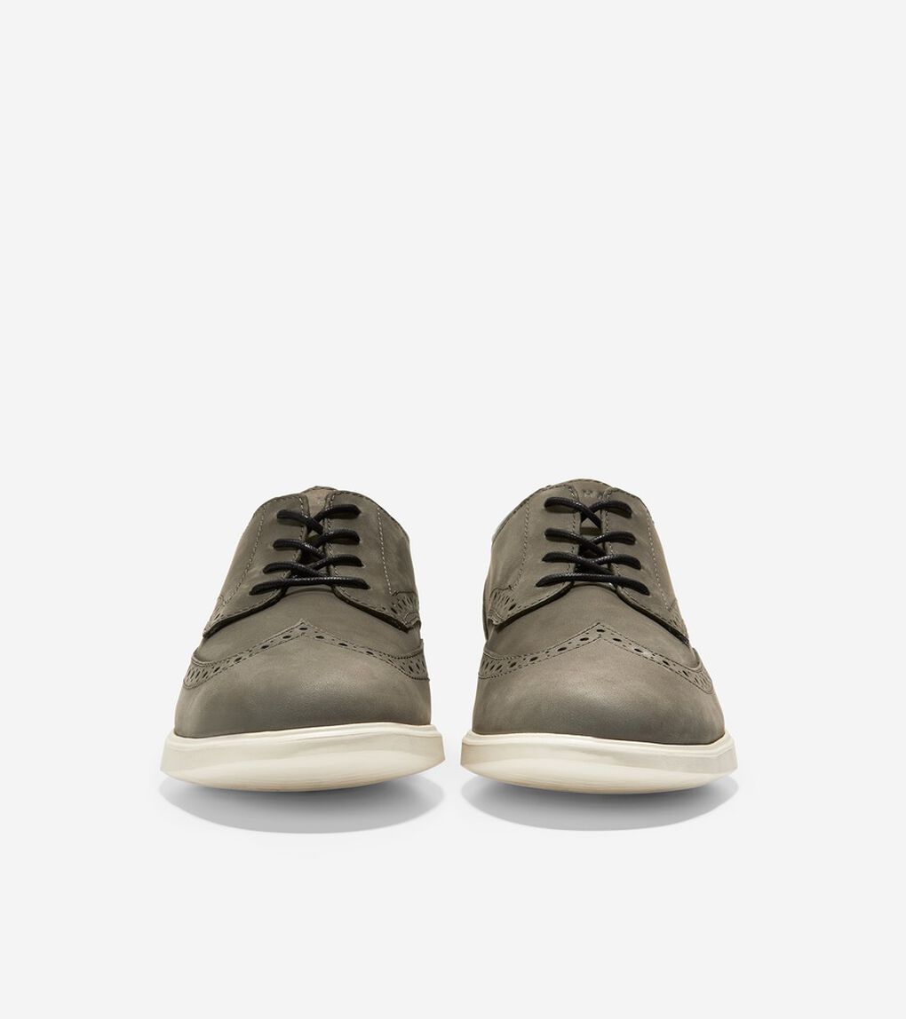 グランド プラス エセックス ウェッジ ウィング オックスフォード mens.
