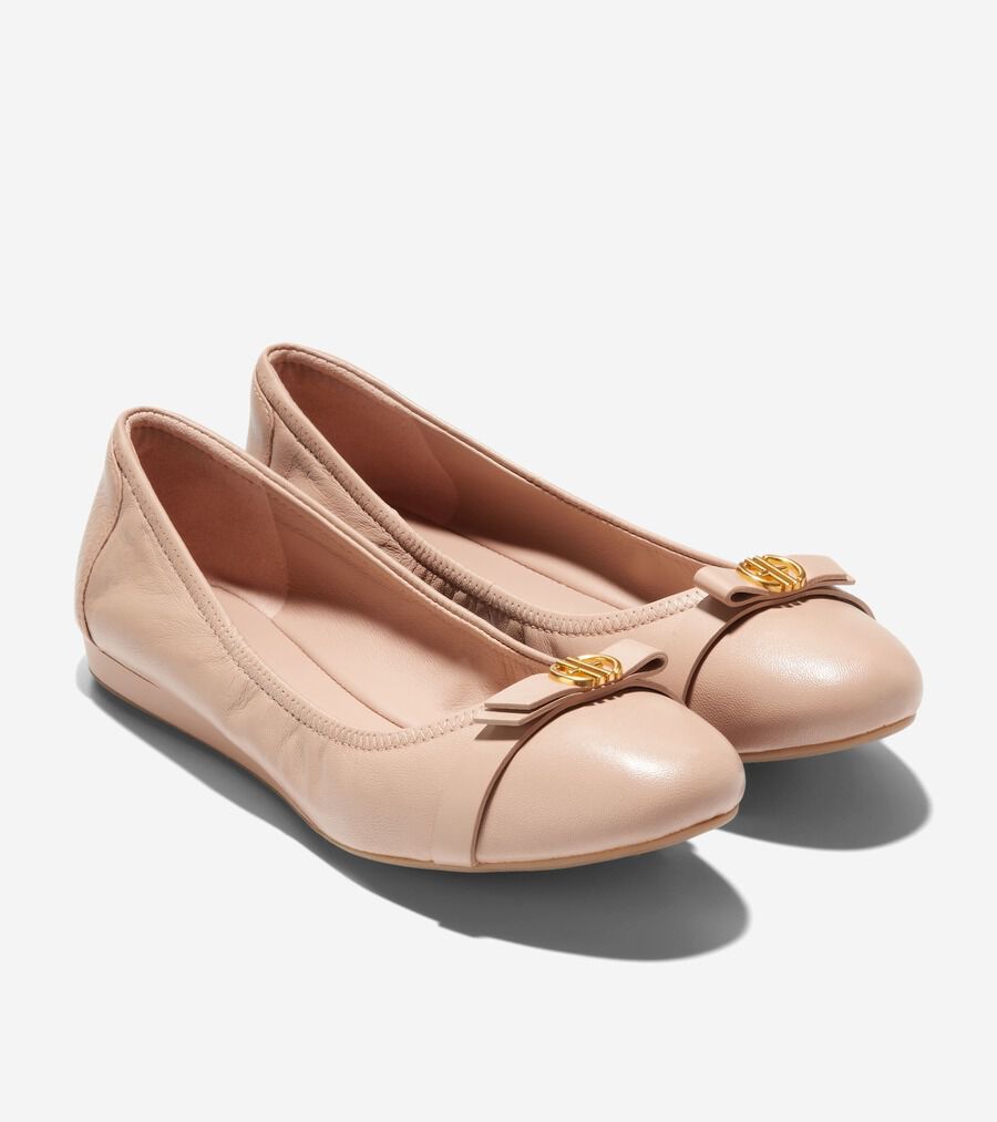 コール ハーン COLE HAAN トバ ボウ バレエ womens （ブラック