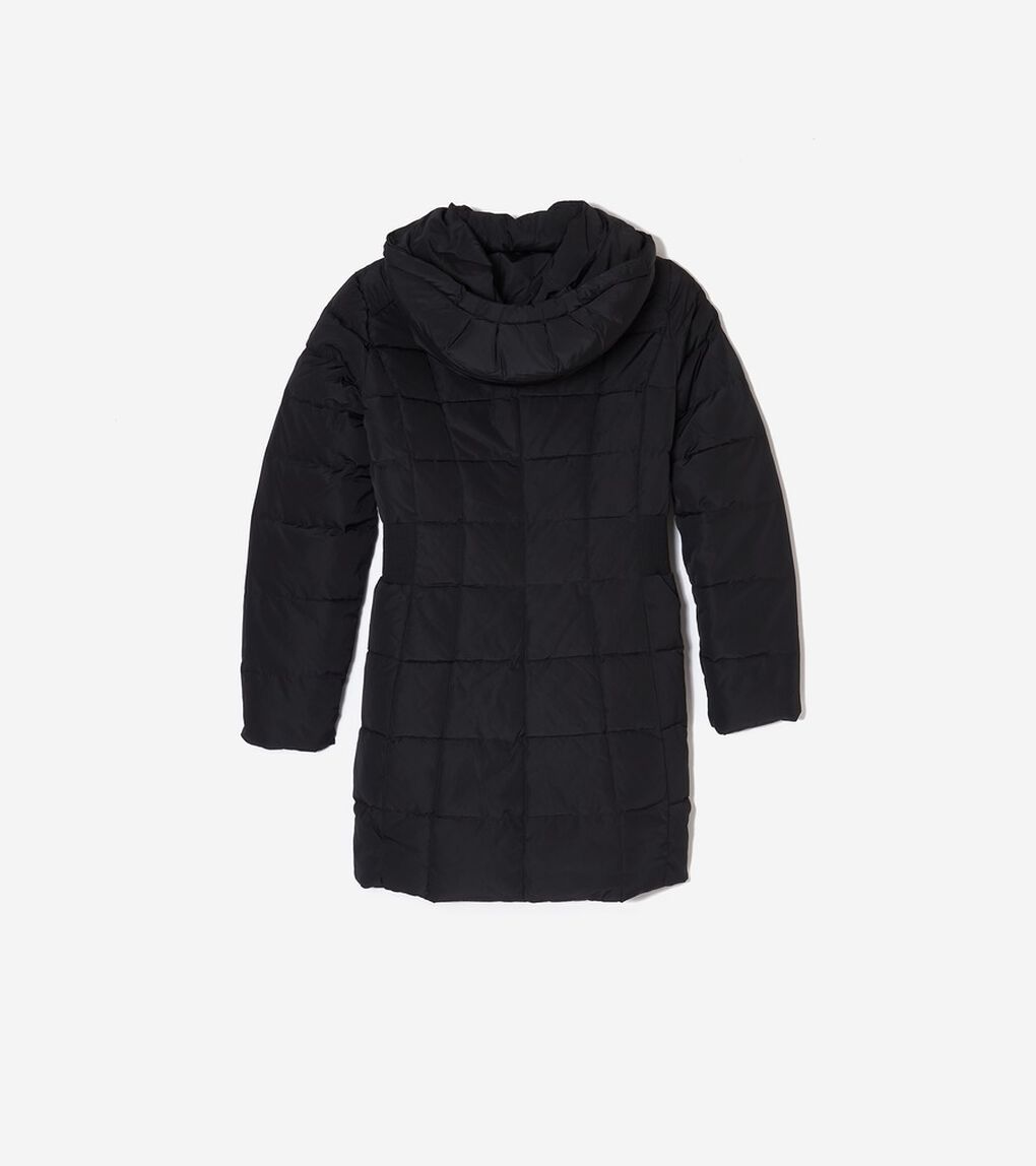 シグネチャー 32IN タフタ ダウン コート womens