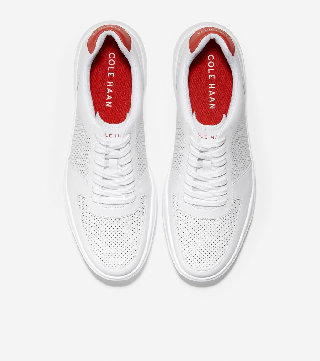 グランド クロスコート モダン パーフォレーション スニーカー mens.