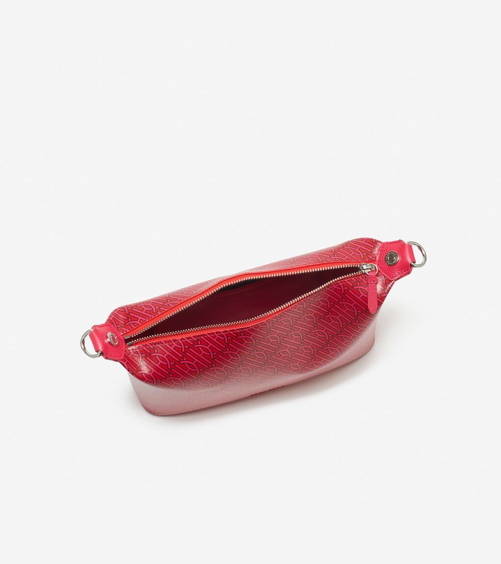 コーテッド キャンバス トップ ジップ クロスボディ womens.