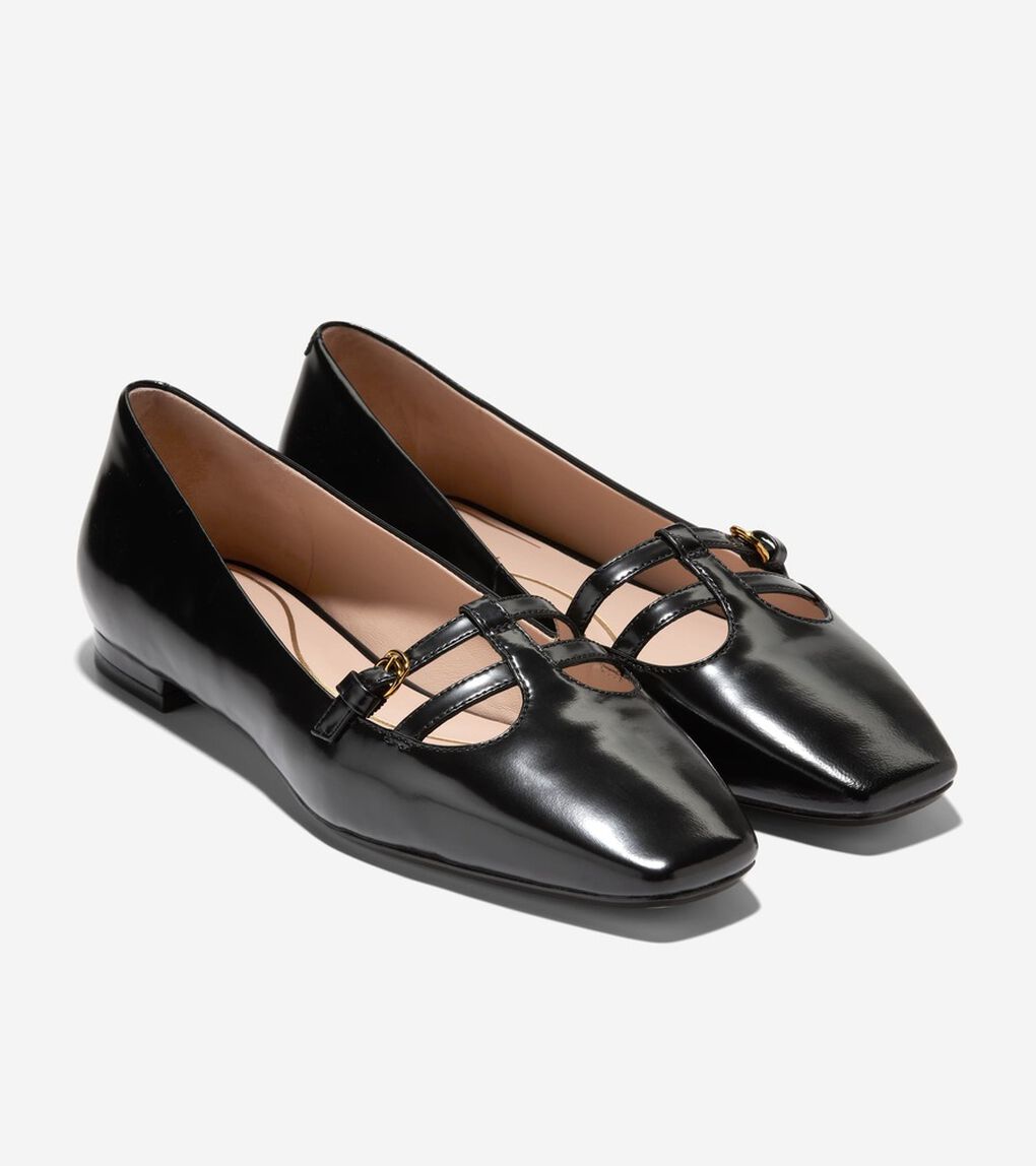 ブリジッド ティーストラップ バレエ フラット womens.