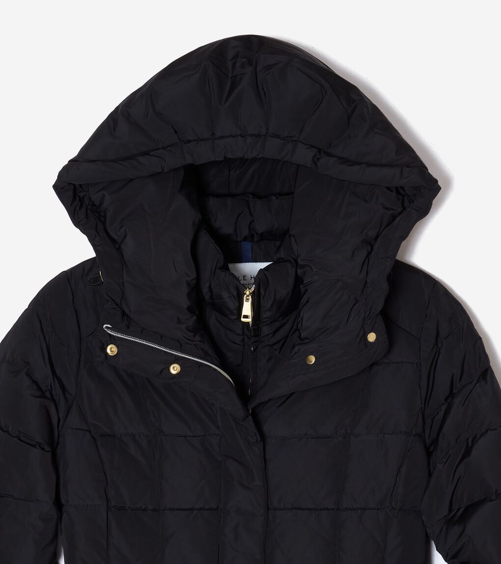 シグネチャー 32IN タフタ ダウン コート womens
