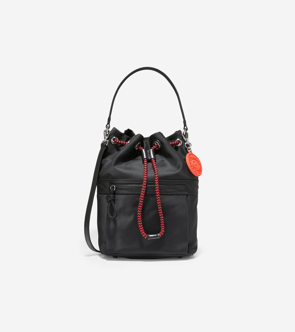 ナイロン ドローストリング クロスボディ womens.