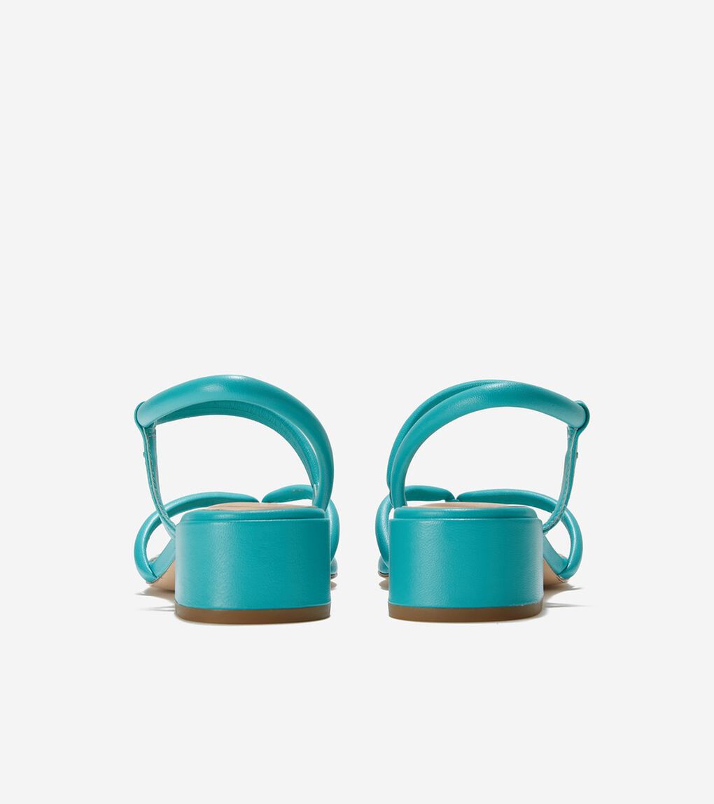 キャリ トング ブロック ヒール サンダル 40mm womens.
