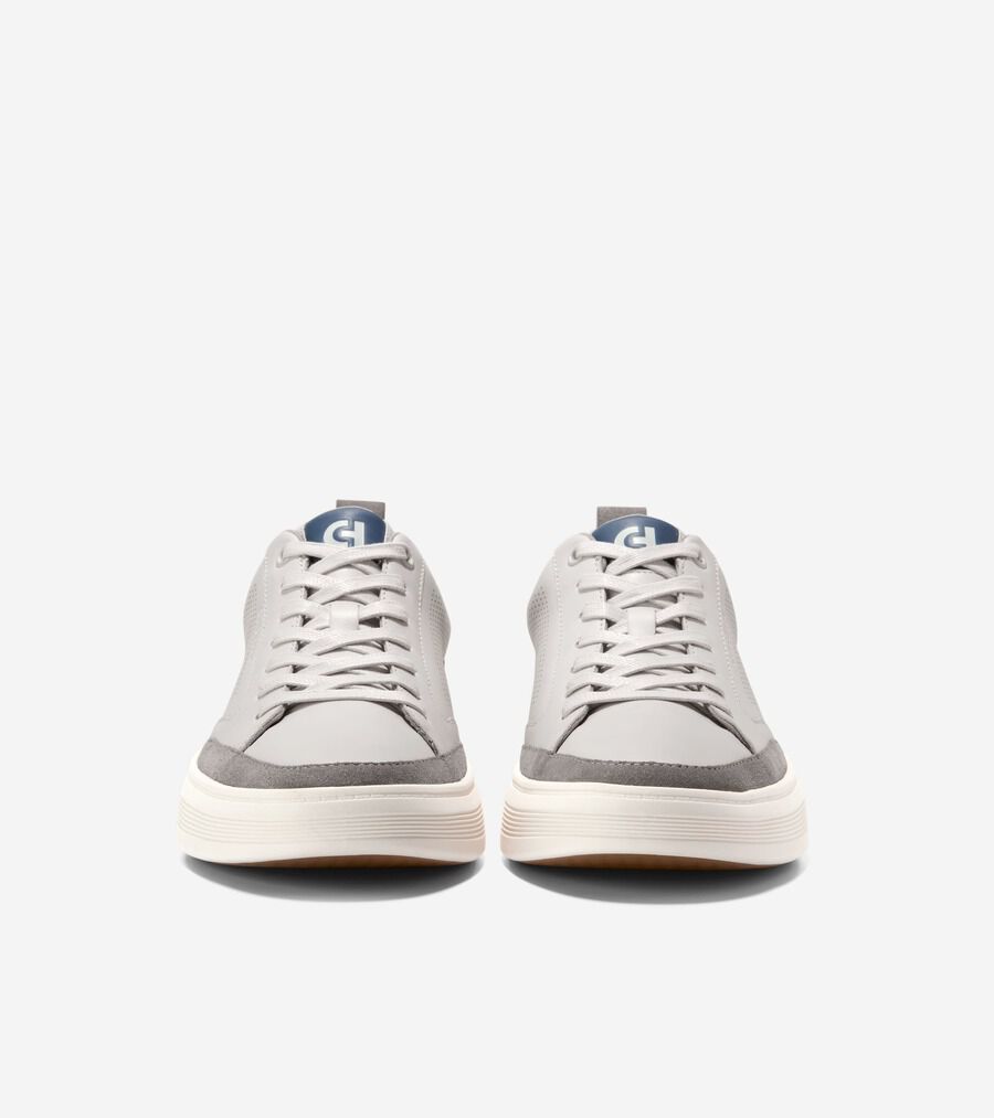 COLE HAAN カジュアルスニーカー グレー/ホワイト グランド クロスコートトラベラースニーカー womens. 23000