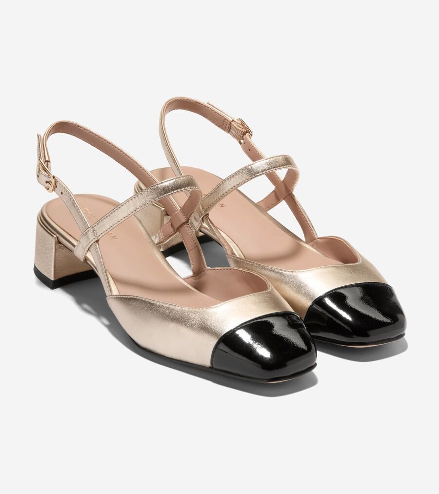 【2024福袋】 ペラ ブロックヒール スリング 35mm womens. 26000 | COLE_HAAN 靴