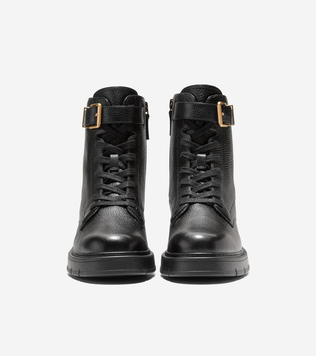 グランド フレックス フェネラ バックル レースアップ ブーティー ウォータープルーフ womens