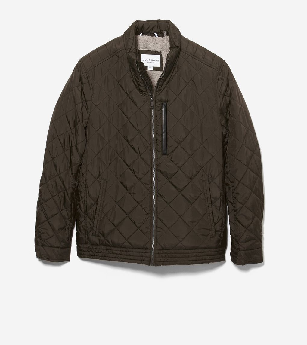 モダン キルテッド ボマー mens.