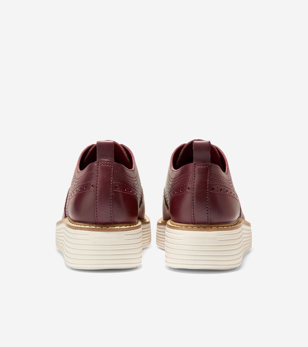 オリジナルグランド プラットフォーム ウィングチップ オックスフォード womens.