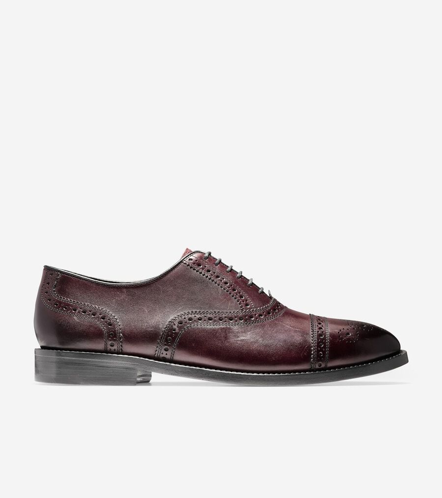 【期間限定特価】 ニーランド ブローグ キャップトゥ オックスフォード mens. 0.0 靴