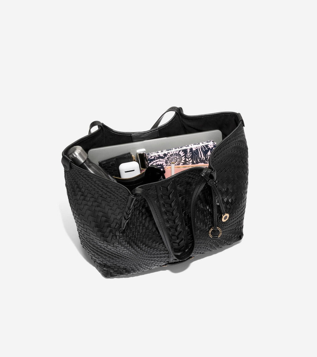 イザベラ スラウチー ウーブン トート womens