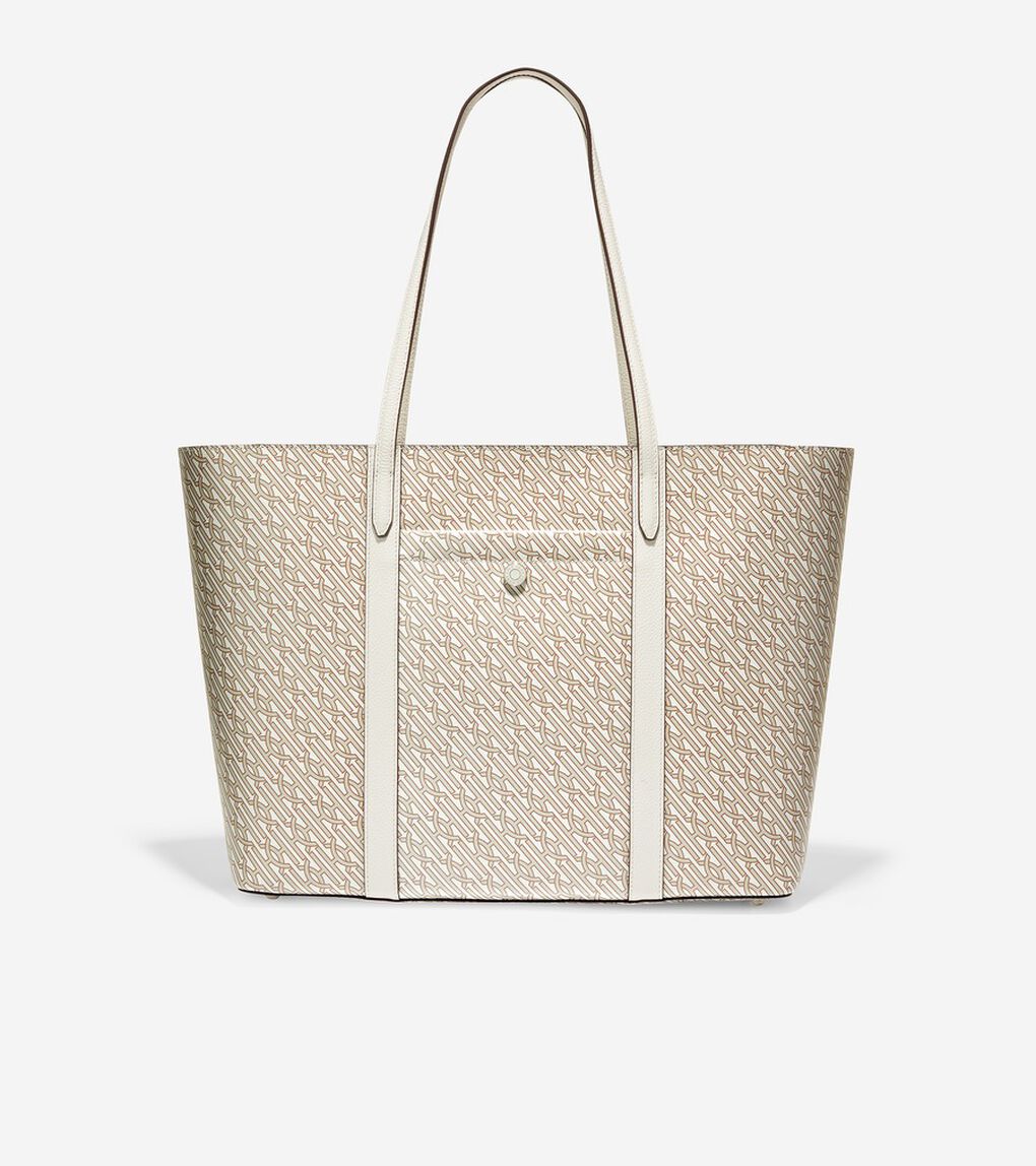 コーテッド キャンバス トップ ジップ トート womens.