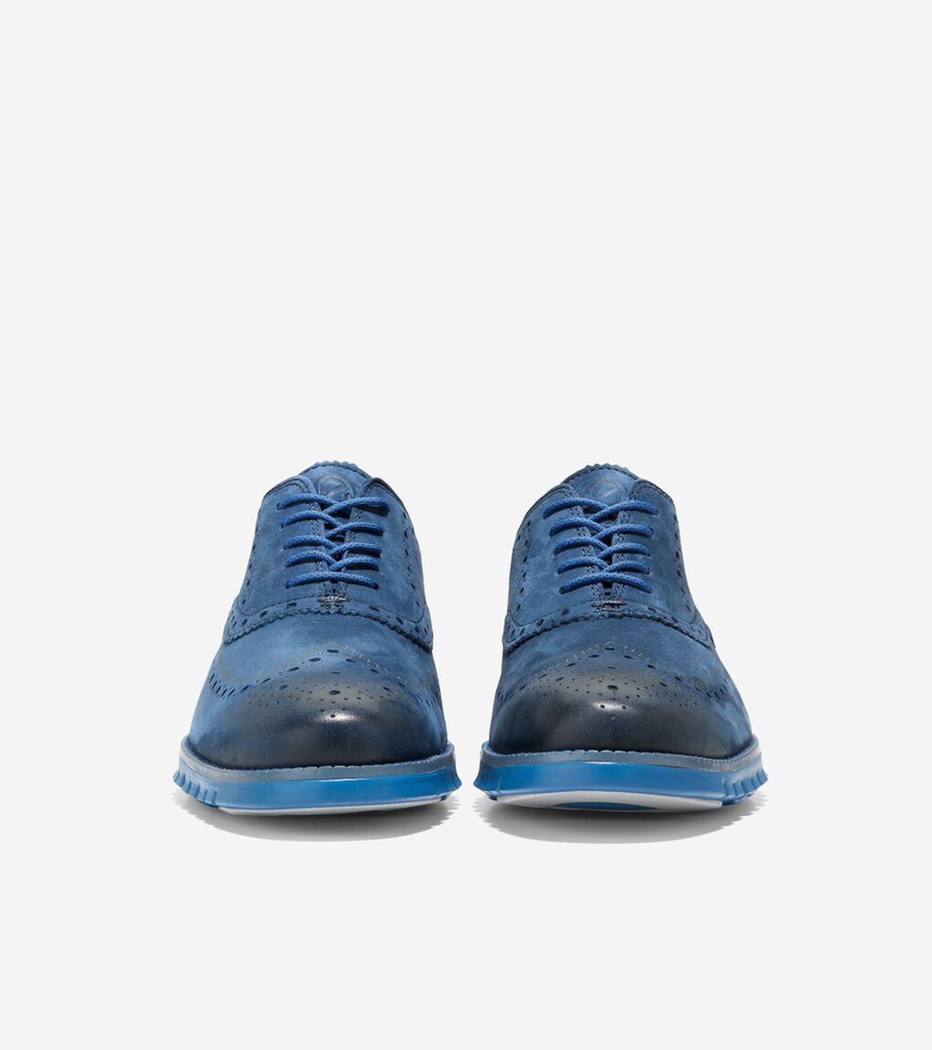 ゼログランド ウィングチップ オックスフォード mens.